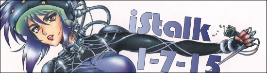 iStalk 1/7/15 – Crunchyroll, Aqua Timez, Ghost in the Shell
