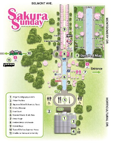 Sakura Sunday Map
