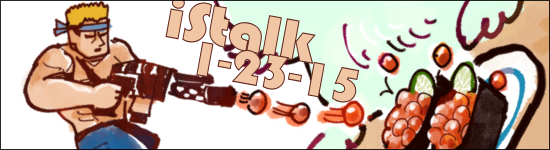 iStalk 1/23/15 – Tsukikage Ran, Sushi and Beyond, MapleStory X Attack on Titan